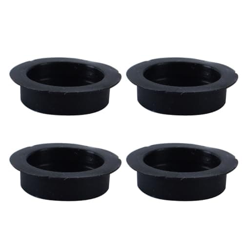 Image of Alide 4 Pcs Car Parking Sensor Seal Rings Silicone Seal Rings 1T0919133C 9B9 Compatible with Audi Compatible with Skoda Black