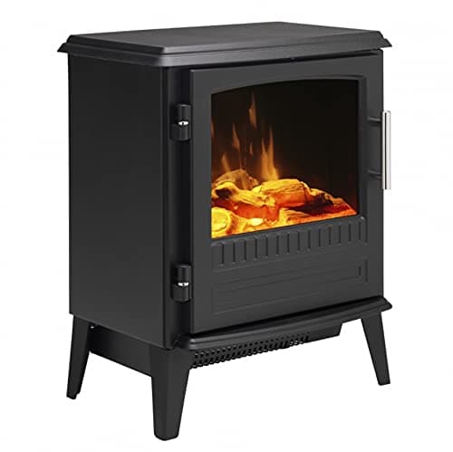 Image of Dimplex BAR20 Bari Electric Stove 2kw with Optiflame Effect - Black