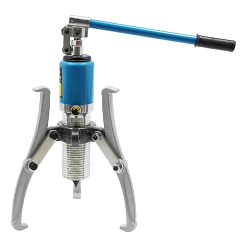 Image of SHZULUSE 20 Ton Hydraulic Puller Set, Professional Wheel Bearing & Gear Puller Kit with 2/3 Jaws, Heavy-Duty Alloy Steel Pulling Tool for Automotive, Truck & Machinery Repair (Light Blue)