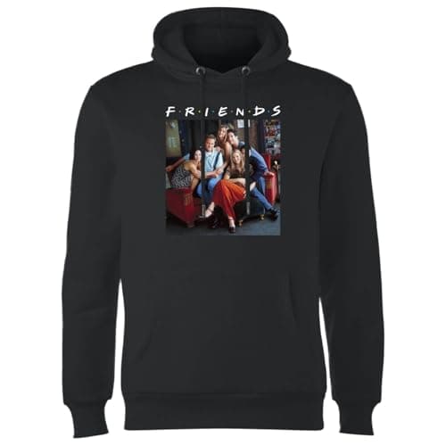 Image of Zavvi Official Friends Adults Hoodie - Classic Character Black - XXL
