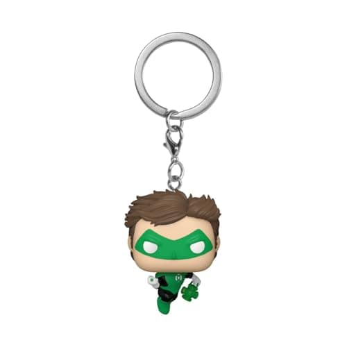 Image of Funko Pop! Keychain: DC New Classics– Green Lantern - DC Comics Novelty Keyring - Collectable Mini Figure - Stocking Filler - Gift Idea - Official Merchandise - Superheroes Fans - Backpack Decor