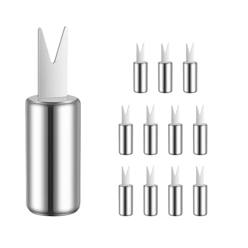 Image of 12PCS Stainless Steel Corn on The Cob Skewers, Reusable Corn on The Cob Skewers and Sweetcorn Forks, Durable Corn on Cob Kitchen Tools for BBQ, Camping, Picnics, Parties and Everyday Cooking