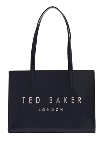 Image of Ted Baker Camiyla Elongated Printed Crinkle Icon Bag for Women, One Size, Navy