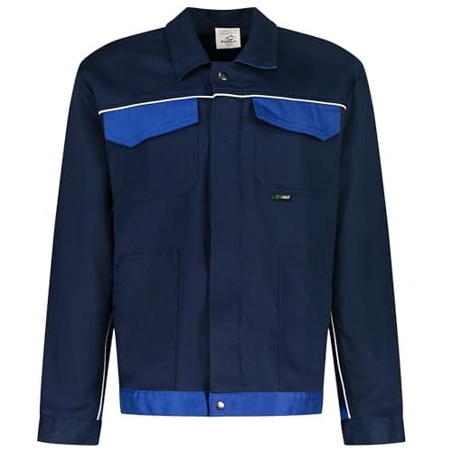 Image of BWOLF ARES 100% Cotton Work Jacket Men's Work Jacket Waistband Jacket, Navy 1, XXL