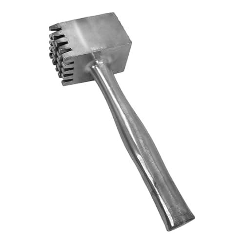 Image of Samuel Groves Heavy Duty Metal Meat Aluminium Tenderizer Hammer - 8.2" Double-Headed Mallet for Tenderizing Tough Meats - Ideal for Home & Professional Use