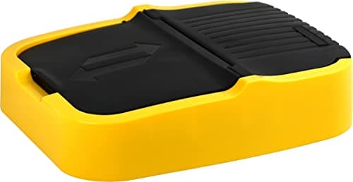 Image of Sterling Ventures Heidrun 60L Plastic Indoor Recycling Bin with Double Swing Lid Top Colour Coded (Yellow Lid Only)