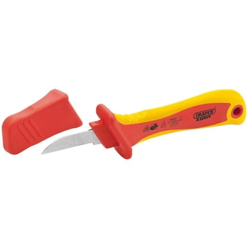Image of Draper Expert 04615 200mm VDE Approved Fully Insulated Cable Knife