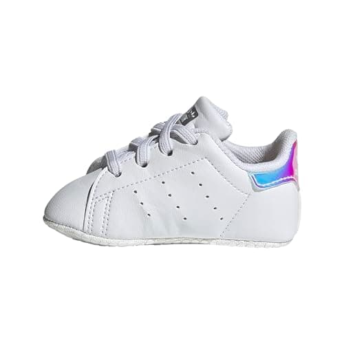 Image of adidas Stan Smith Crib Unisex Children's Sneakers, FTWR White FTWR, 1 UK Child