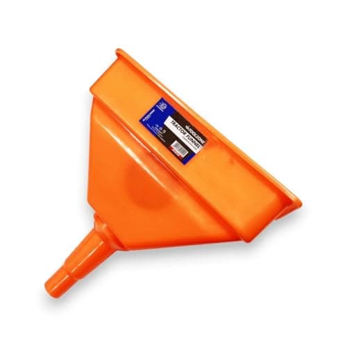 Image of Dunnet Tools Large Wide Neck Funnel For Car Heavy Duty Plastic Funnel With Filter Wide Mouth Tractor Funnels For Oil Fuel Diesel Petrol Plastic Funnels For Car Motorcycle