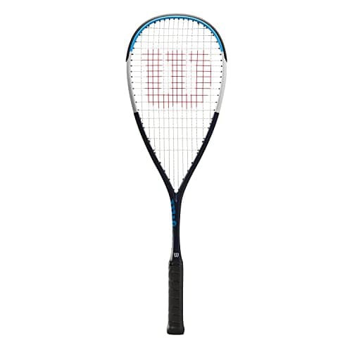 Image of Wilson Ultra CV Squash Racket, Graphite, Blue/Silver