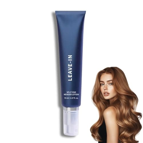Image of Split Ends Hair Repair Serum, Hair Serum for Frizzy Hair & Dry Hair, Flaxseed Extract Keratin Hair Repair Care, Anti Frizz Hair Serum, Leave In Conditioner for Damaged Hair&Split End Mender,2.37fl.oz.