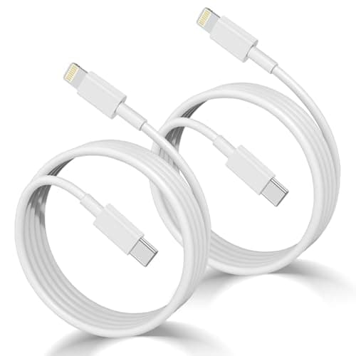 Image of USB C to Lightning Cable 1M 2Pack [Apple MFi Certified] iPhone Fast Charger Cable USB-C iPhone charger Lead PD Charging Cable for iPhone 14 13 12 11 Pro Max XS XR 8 Plus