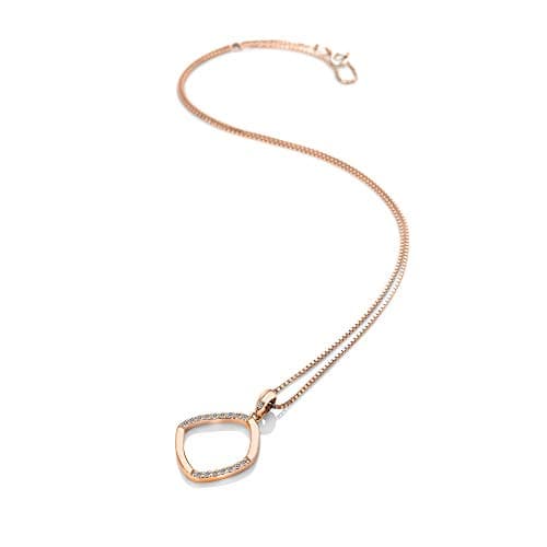 Image of Behold White Topaz Pendant - Large - Rose Gold