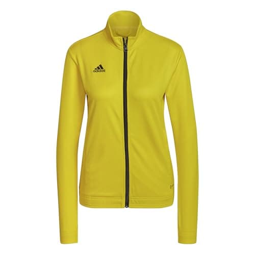 Image of adidas Women's Entrada 22 Track Jacket, Team Yellow / Black, XS