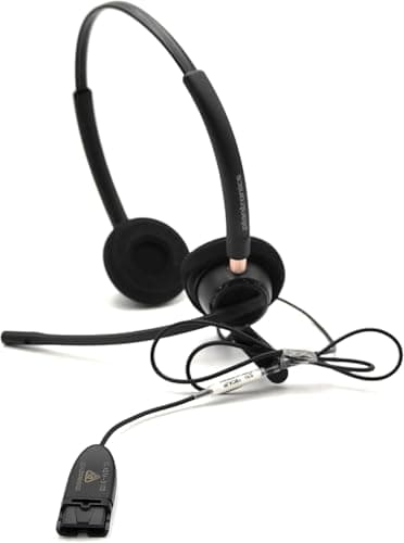 Image of Plantronics EncorePro HW520D Over-the-Head Binaural Headset with Noise Canceling Microphone