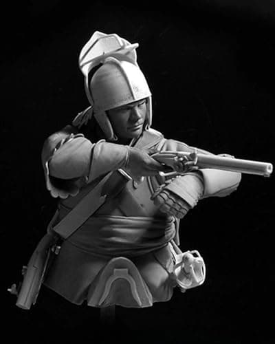 Image of 1/10 Scale Die-Cast Resin Bust Model Kit Ancient British Ironclad Army Statue Unassembled and Unpainted