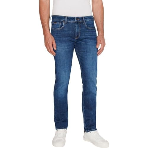 Image of Pepe Jeans Men's Slim Jeans, Blue (Denim-CT0), 33W / 30L