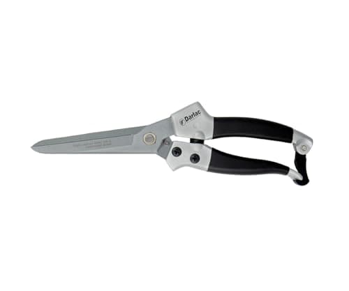 Image of Darlac Compact Shear – Lightweight Shears for Gardening – Longer & Broader Blades for Tackling Heavier Growth - Razor Sharp SK5 High Carbon Steel Blades – Non-Slip Grip Easy to Use Single-Handed