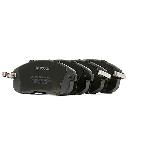 Image of Bosch BP1493 - Brake Pads Car Front Axle - Bosch Quality - Reduced Noise and Dust - ECE-R90 Certified - Copper-Free - 1 Set of 4 Pads