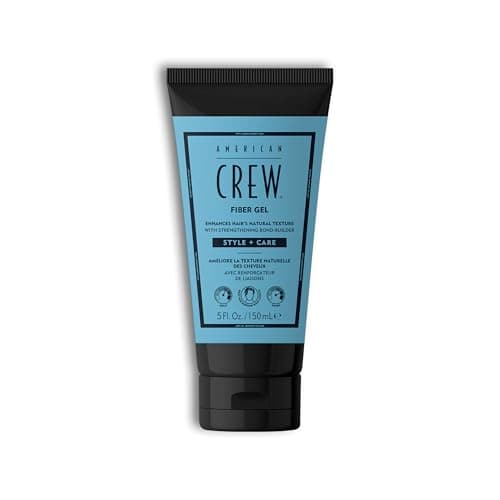 Image of American Crew Fiber Gel - Hybrid styling hair gel for men – Hair Texture & Strength | Medium hold with natural finish | Strengthening Natural Hair Gel for Men