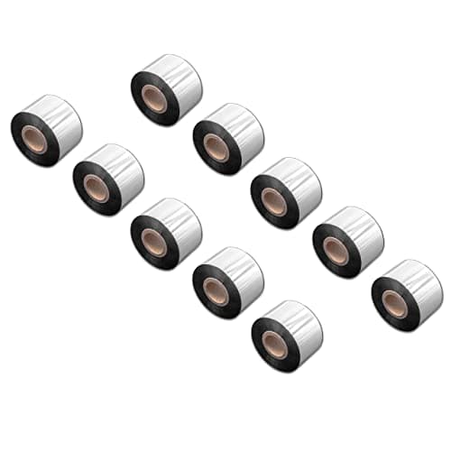 Image of vhbw 10x Thermal Ribbon Compatible with Citizen CL-S631, CL-S621, CLP-9301 Label Printer, 40 mm x 300 m, Wax Resin, Black