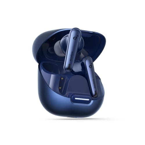 Image of soundcore by Anker Liberty 4 NC Wireless Noise Cancelling Earbuds, 98.5% Noise Reduction, Adaptive Noise Cancelling to Ears and Environment, Hi-Res Sound, 50H Battery, Wireless Charging, Bluetooth 5.3