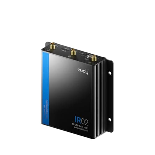 Image of Cudy 4G LTE Cat4 Industrial WiFi Router N150, Dual SIM Cellular Router with RS232/RS485 & IO, Wide Temperature -40~75°C, Metal IP30, for Vending Machines, ATM, Stores, IoT Devices, IR02