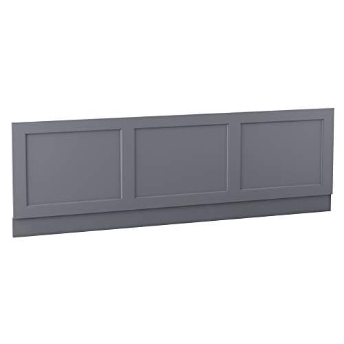 Image of NRG Traditional Bathroom 1800mm Bath MDF Front Panel - Matte Grey