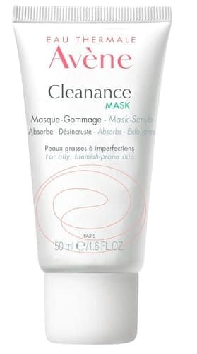 Image of Avene Cleanance Mask, Women, Anti-Acne, Removes Impurities, for Oily Skin Type, for All Skin Tones, Paraben Free, 50ml