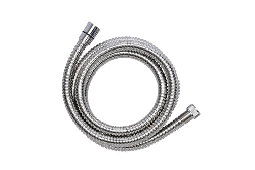 Image of Croydex Reinforced Stainless Steel 1.75m Shower Hose - Universal Compatibility with 1/2" B.S.P. Fittings, Suitable for Electric & Mixer Showers