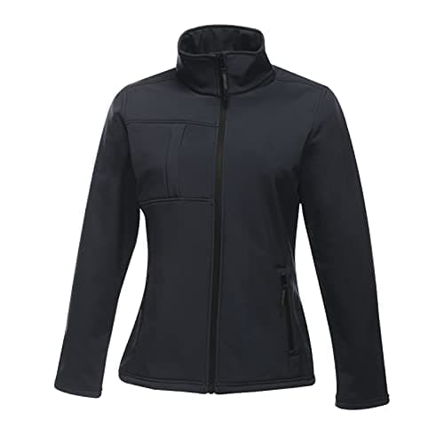 Image of Regatta Professional Womens Octagon Ii Printable 3 Layer Membrane Softshell Jacket, Navy(seal Grey), 22 EU