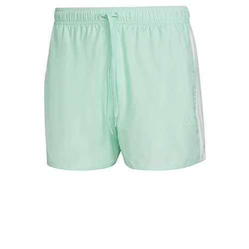 Image of adidas Classic 3-Stripes Swim Shorts Men's, Green, Size XL, Green