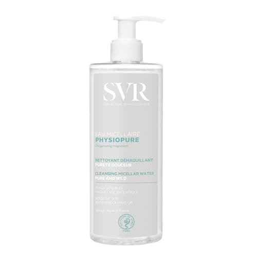 Image of SVR PHYSIOPURE Mild Cleansing Micellar Water - Face, Eyes, Lips Make Up Remover with Oxygenating Magnesium for Balanced Skin, 400ml