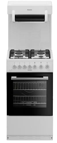 Image of Blomberg GGS9151W 50cm Single oven Gas Cooker with Eye Level Grill (White)