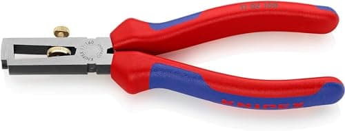 Image of KNIPEX Insulation Stripper with Opening Spring, Universal with Multi-Component Handles 160 mm, 11 02 160