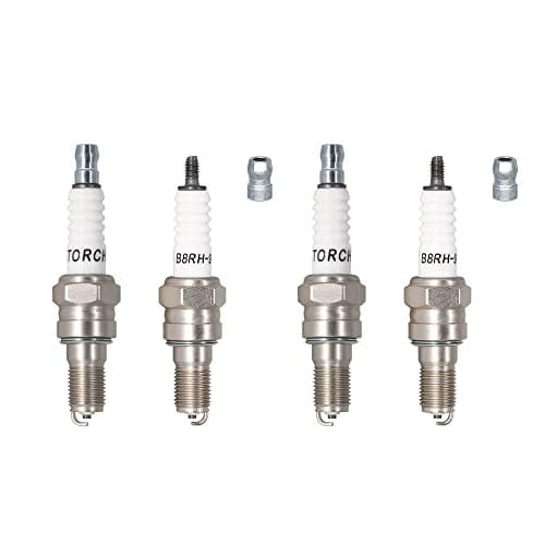 Image of TORCH 4pcs B8RH-9 Screw Terminal Spark Plug Replace for NGK CR8EH-9/5666, for HON DA 98059-58916,for Denso U24FER9, OEM