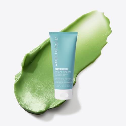 Image of AMELIORATE Clarifying Facial Cream 100ml | Colour-Correcting Moisturiser for Blemish-Prone Skin | Instantly Reduces Redness & Refines Pores | With Lactic Acid | UK Dermatologist Approved