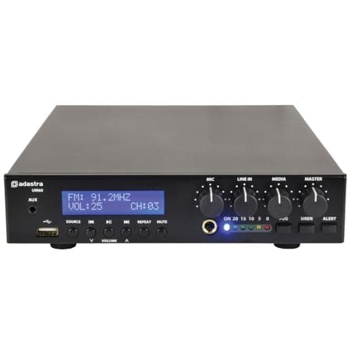 Image of Adastra | Ultra Compact Mixer Amplifier With Bluetooth Wireless connectivity | 60W