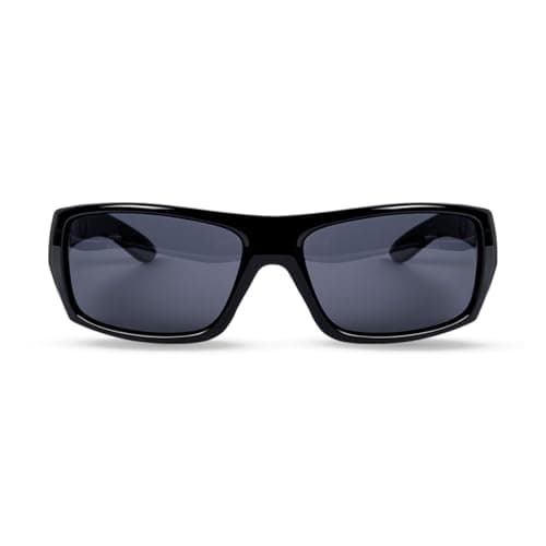 Image of JML PolaOptics Polarised Sunglasses - Advanced, Glare-Reducing HD Lens Technology with UVA/UVB Protection, Scratch-Resistant - Perfect for Outdoor Activities, Sunglasses Mens and Womens, Black
