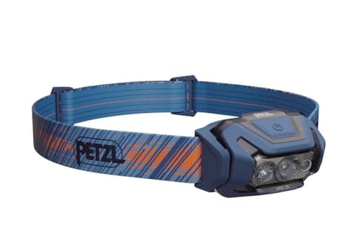 Image of PETZL ARIA 2R RGB Headlamp - Lightweight & Rechargeable 625 Lumen Headlamp - Blue