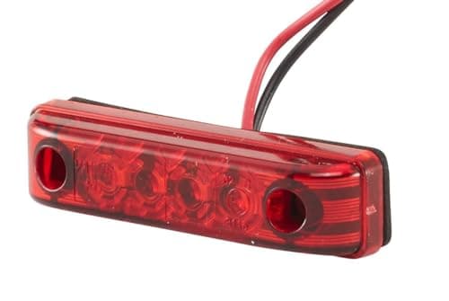 Image of HELLA VALUEFIT 2TM 357 010-011 Tail Light - LED - 12V - mounting - Lens Colour: Red - Cable: 150mm - Plug: Blade Terminal Sleeve - left/right - Quantity: 1