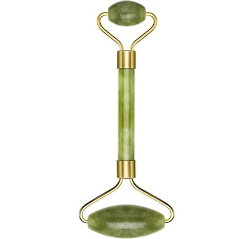 Image of CS Beauty Jade Roller - Facial Skin Roller Massager Tool for Eye Puffiness Treatment, Anti Ageing, Rejuvenate Neck