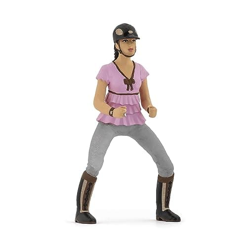 Image of Papo - Realistic Pink Fashion Rider Figure - Ages 3+ - Equestrian World Collection - Creative Play Horse Passion - Gift Idea Toy for Girls and Boys