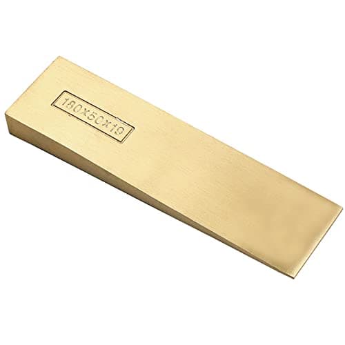 Image of WEDO Non-Sparking Flange Wedge,Spark-Free Safety Flange Wedge,Die-Forged,Corrosion Resistant,DIN Standard, Aluminum Bronze,12x50x200mm(1/2"x2"x8"),Pipefitting Welding Tool,BAM&FM Certificate