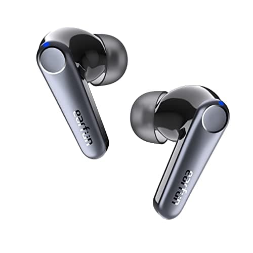 Image of EarFun Pro 3 Wireless Earbuds, Hybrid Active Noise Cancelling, Qualcomm® aptX™ Adaptive Sound, 6 Mics CVC8.0 Calls, Bluetooth 5.3, 11mm Wool Drivers, Multi-Connection, App Customize EQ, 45H