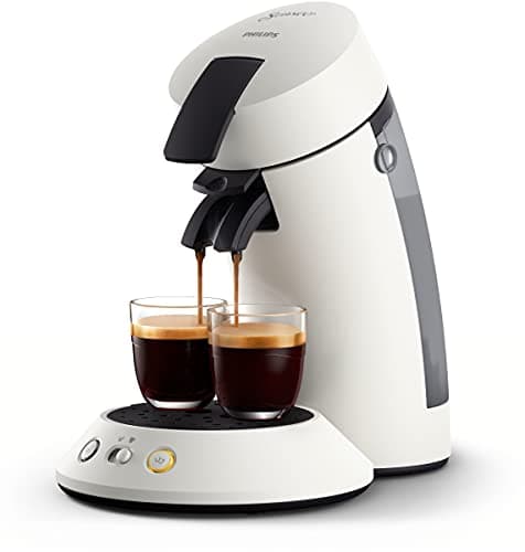 Image of Philips Senseo Original Plus CSA210/10 Coffee Pod Machine (Coffee Boost Technology, Recycled Plastic) White