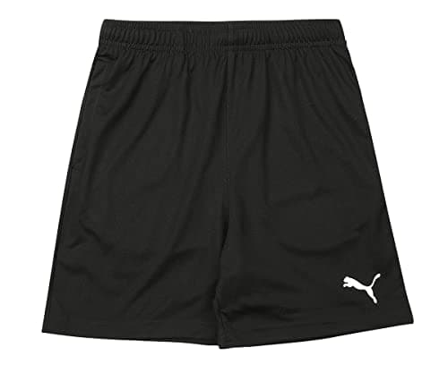 Image of PUMA Unisex Kids Teamrise Training Jr Knitted Shorts, Puma Black-puma White, 11-12 EU