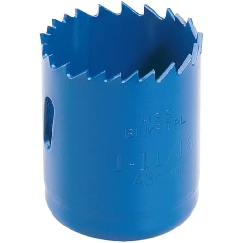 Image of Draper 41078 Expert HSS Bi-Metal Holesaw Blade, 43mm, Blue