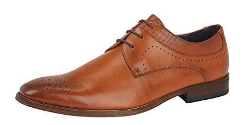 Image of Goor Mens 3 Eye Gibson Brogue (7 UK) (Tan)