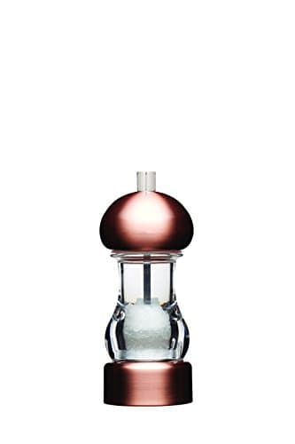 Image of MasterClass Clear Capstan Copper-Effect Salt Mill, 14.5 cm (5.75''), Transparent/Chopper